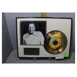 Framed My Way Frank Sinatra 24kt gold plated singl