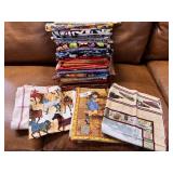 Bulk fabric incl panels, storytelling & animals