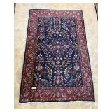 Woven Persian area rug 76" x 4