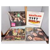 Five Beatles albums -