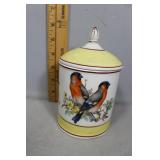 Italian Mottahedeh Design porcelain cookie jar wit