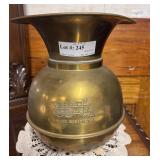 Union Pacific RR brass spittoon