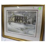 Trisha Romance "Winter Twilight" signed litho 70/2