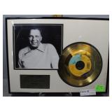 Framed My Way Frank Sinatra 24kt gold plated singl