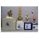 Four Goebel figures - Good Luck Charm, Spring Gift