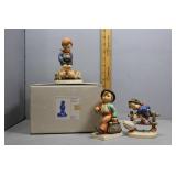 Three Goebel Figures - Merry Wanderer, Barnyard He