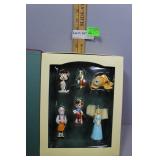 Disney Pinocchio Christmas Ornaments set of six