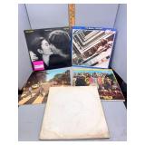 Four Beatles ALbums & John Lennon & YOko Ono