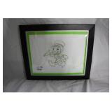 Jimmney Cricket artist signed drawing 13.5" x 16"