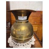 Union Pacific RR brass spittoon