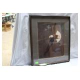 Eagle in flight artist signed