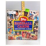 Topps baseball card album w 575+ cards - 1991 Uppe