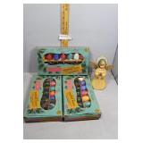 Three Vintage Christmas Comet Christmas Lights