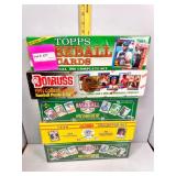 Six sealed boxes baseball cards - Topps 1990, Don