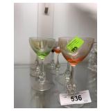 six Jozef Stanik "Zuzana" colorful cordial