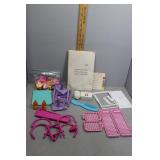 Barbie pool furniture, patio and vintage accessori
