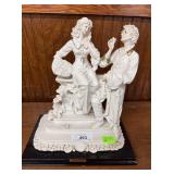 Porcelain courting figures