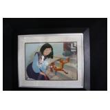 Mulan 1999 Litho collection movie cel 13" x 16"