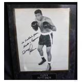 Floyd Patterson framed headshot 13" x 10.5"