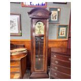 Grandfather Clock with shell crown adornment &