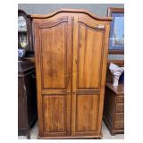 Contemporary double door  media cabinet 39" x 75"