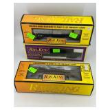 Three Rail King freight cars