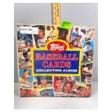 Topps baseball card album w 575+ cards - 1991 Uppe