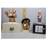 Three Goebel figures - I wonder (in box), Stormy W