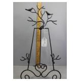 Tabletop Bird adorned easel 26" H