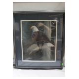 Eagle framed print 29" x 26"