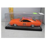 General Lee Die-cast model in Lucite case