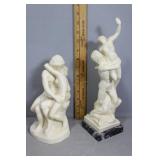Pair of Classical Nude Figural Sculptures: couple