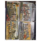 US travel postcard album