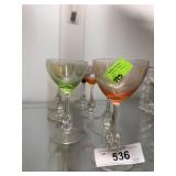 six Jozef Stanik "Zuzana" colorful cordial