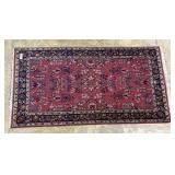 Machine Persian wool area rug 3