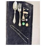 Sterling trinket grouping - 125gtw - Baby birth