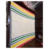 Pendleton(?) wool blanket some stains on blanket