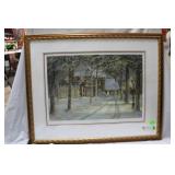 "Silent Night" by Trisha Romance framed print 30"