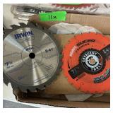 11X$ Irwin 1/4" saw blades appear new; Crescent