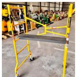 Metaltech collapsible scaffolding on wheels