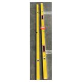 2X$ Assorted Stabila levels Type 80AS-2 72" &
