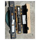 3x$  GearWrench 3/8' 120 XP electronic Torque