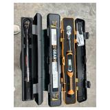 3x$  GearWrench 1/4' electronic torque wrench