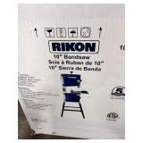 Rikon 10' Band saw 1/3 hp 3.5a motor all steel con