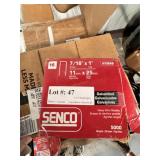 Senco heavy wire staples 5000 count, 7/16'x1