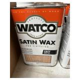 24X4 cans Watco satin wax