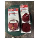 7x$- Plastic pipe fitting reamer incl 2', 3' & 4'