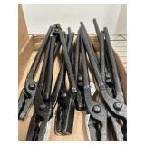8x$ Gedore brand blacksmith tongs
