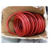 Red commercial water hose
