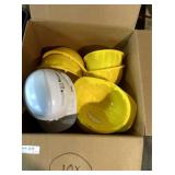 10x$ plastic hard hats